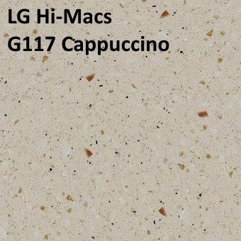 Акриловый камень LG Hi-Macs G117 Cappuccino
